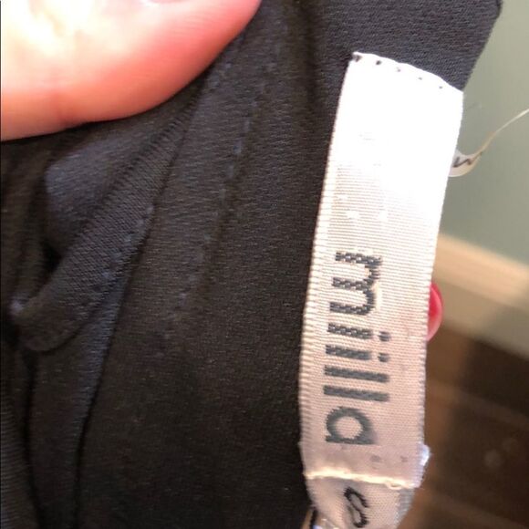 👗 Black Midi Drape Dress - Size Small - NWT - Picture 4 of 5